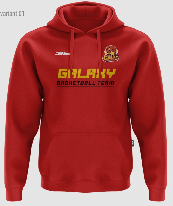 MIKINA GALAXY (ČERVENÁ)