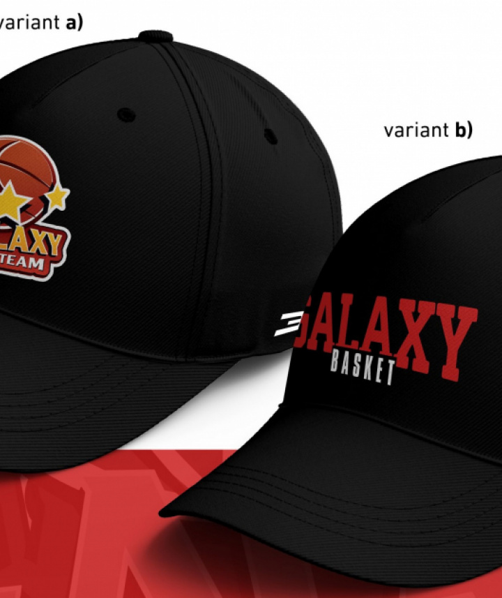 ŠILTOVKA GALAXY S LOGOM (ČIERNA)